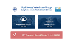 Desktop Screenshot of poolhousevets.com